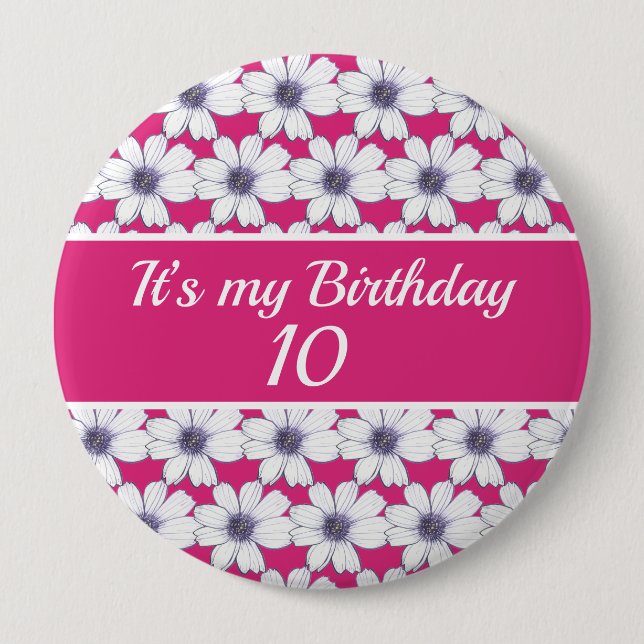 It’s my Birthday Custom Birthday Button (Front)