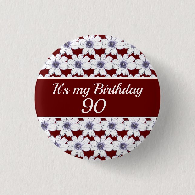 It’s my Birthday Custom Birthday Button (Front)