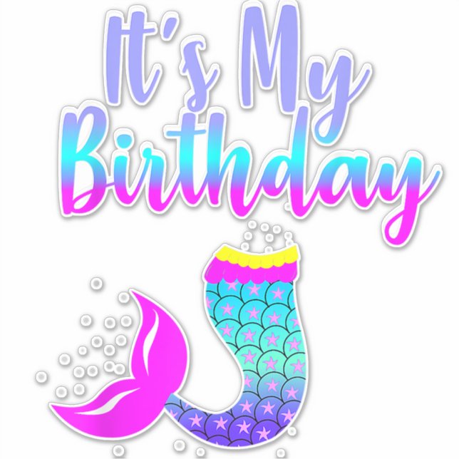 It’s my birthday  sticker (Front)