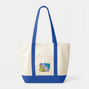 it`s never too late to start design tote bag