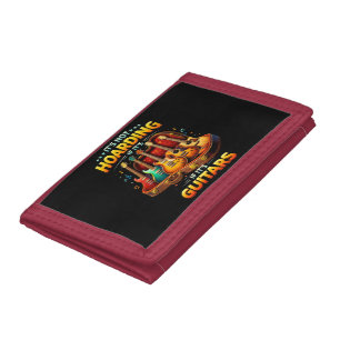 It’s Not Hoarding If It’s Guitars – Funny Musician Tri-fold Wallet