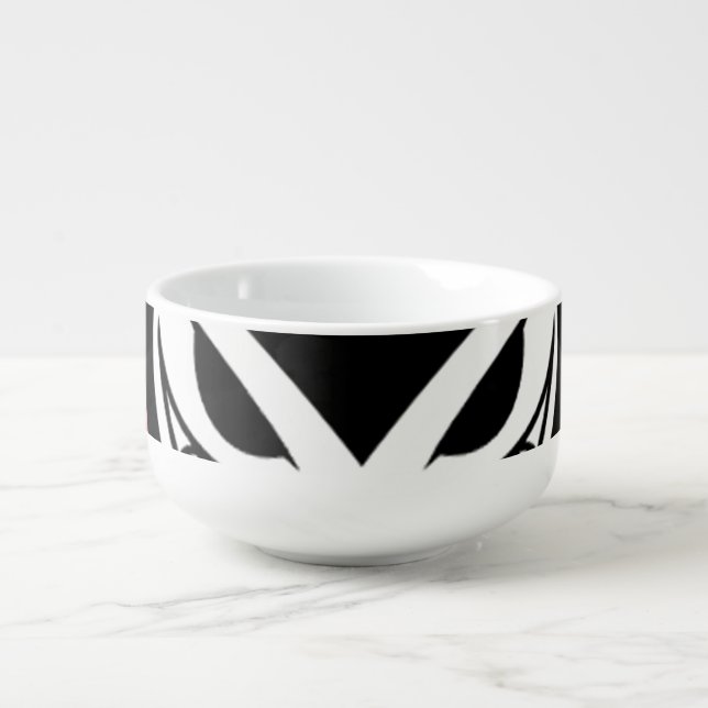 It’s Not Labubou, It’s Lachouchou | Pink Aesthetic Soup Mug (Front)