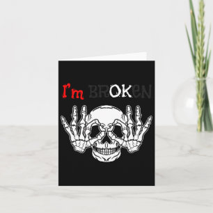 It`s Ok I`m A Ninja I Youth Karate I Toddler Ninja Card