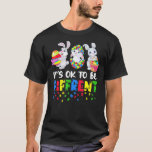 It S Ok To Be Different Autism Awareness Bunnies E T-Shirt