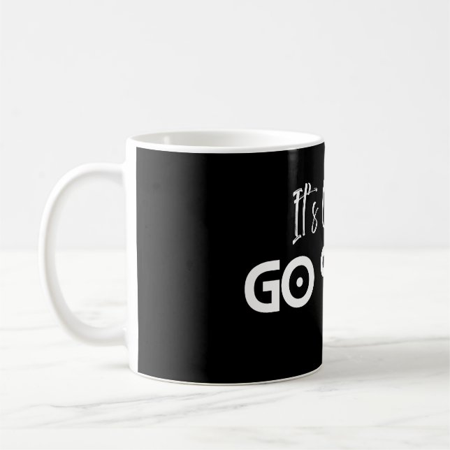It’s Okay to Go Slow – Minimal Motivation Quote Coffee Mug (Left)