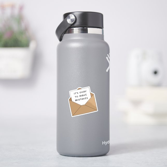 It’s Okay to Make Mistakes Sticker (HydroFlask)