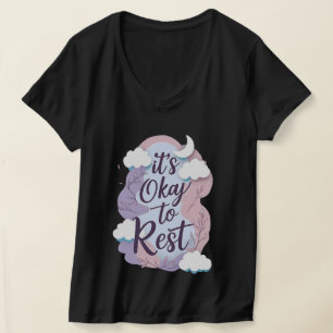 It’s Okay to Rest – Self-Care Mental Health Tee