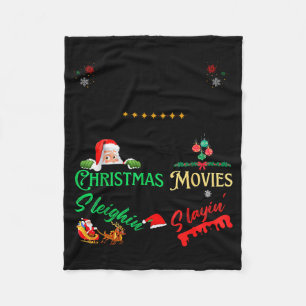 It’s Penguin-ing To Look A Lot Like Christmas Peng Fleece Blanket