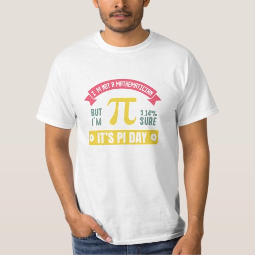Itâs Pi Day typography t shirt _ Pi day t shirt