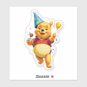 It’s Pooh’s Party Time! Sticker