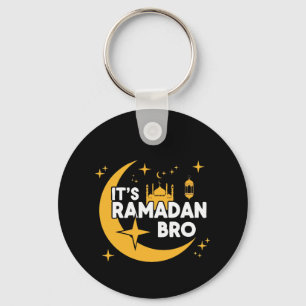It’s Ramadan Bro Happy Fasting Islamic Crescent Keychain
