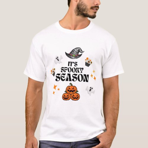 Its Spooky Season Halloween Fun Light T_Shirt