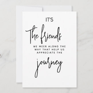 It’s the Friends We Meet Along the Way Holiday Card