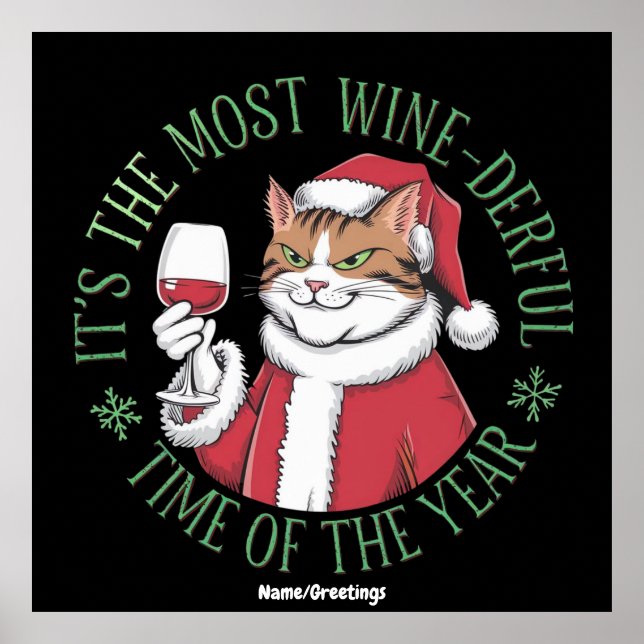 It’s the Most Wine-derful Time of the Year Poster (Front)