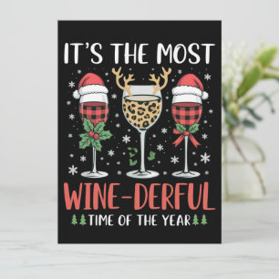 It’s the Most Wine-Derful Time of the Year Wine Holiday Card