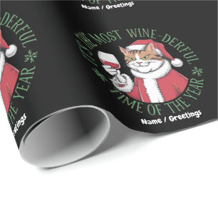 It’s the Most Wine-derful Time of the Year Wrapping Paper
