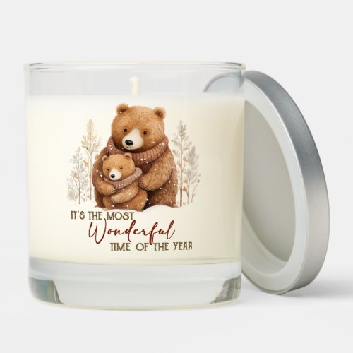 Its the Most Wonderful Time of the Year Bears Scented Candle