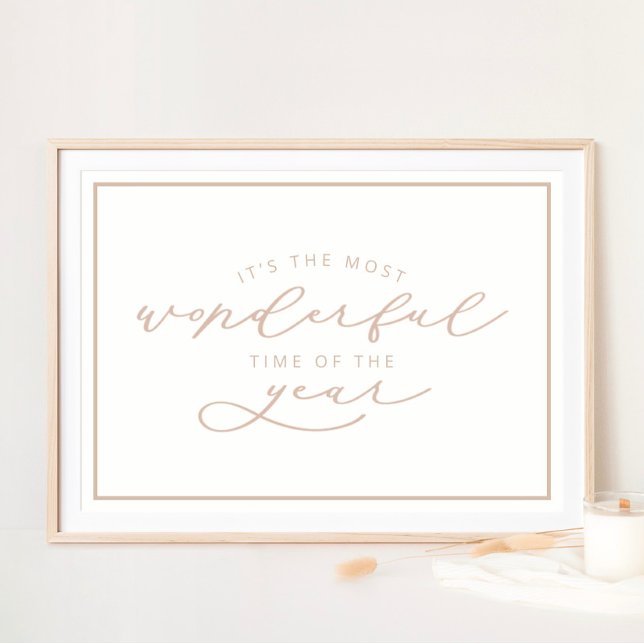 It’s the Most Wonderful Time of the Year Christmas Poster (Creator Uploaded)