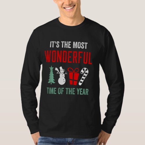 It S The Most Wonderful Time Of The Year Christmas T_Shirt