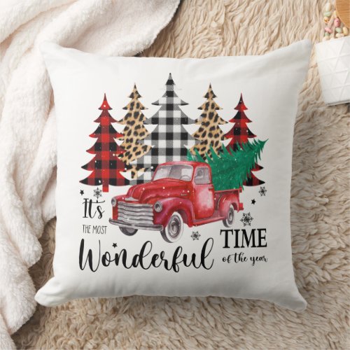 Itâs the Most Wonderful Time of the Year Throw Pillow