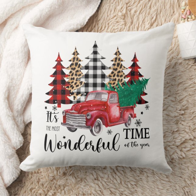 It’s the Most Wonderful Time of the Year Throw Pillow (Blanket)