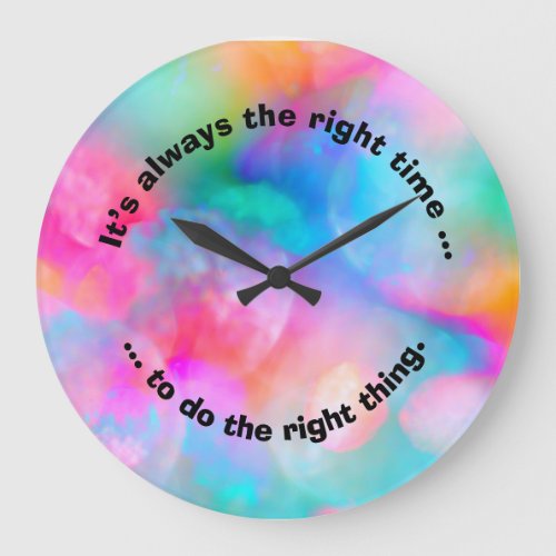 Its the right time large clock