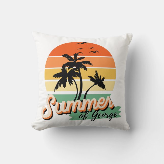 It s The Summer Of George Throw Pillow (Front)