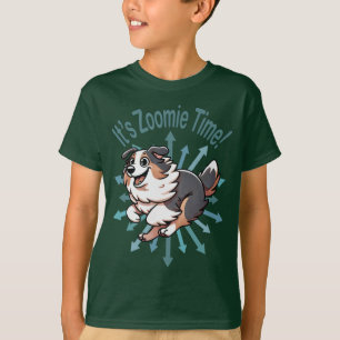 It’s Zoomie Time Australian Shepherd T-Shirt