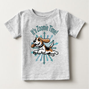 It’s Zoomie Time Beagle Baby T-Shirt