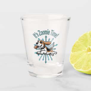 It’s Zoomie Time Beagle Shot Glass