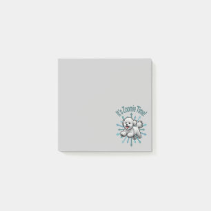It’s Zoomie Time Bichon Frise Post-it Notes