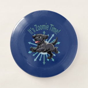 It’s Zoomie Time Black Lab Wham-O Frisbee