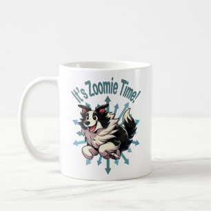 It’s Zoomie Time Border Collie Coffee Mug