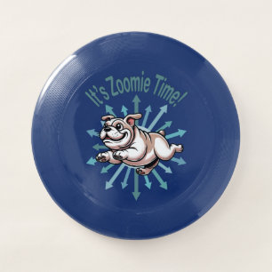 It’s Zoomie Time Bulldog Wham-O Frisbee