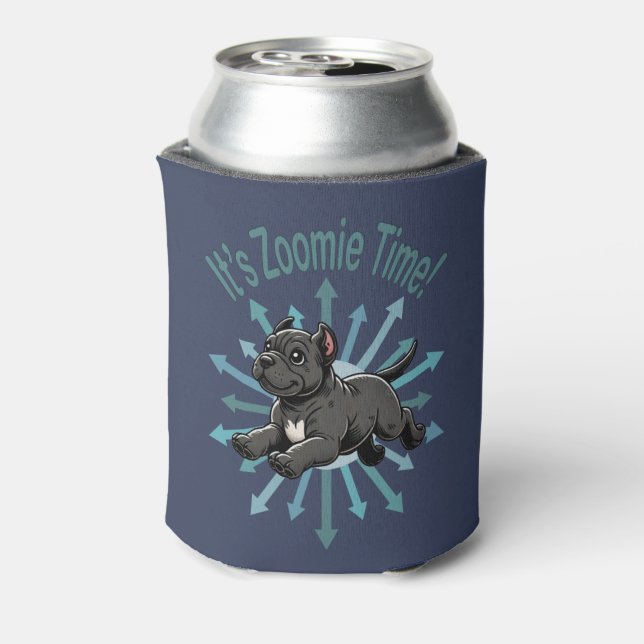 It’s Zoomie Time Cane Corso Can Cooler (Can Back)