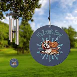 It’s Zoomie Time Cavalier Spaniel Wind Chime
