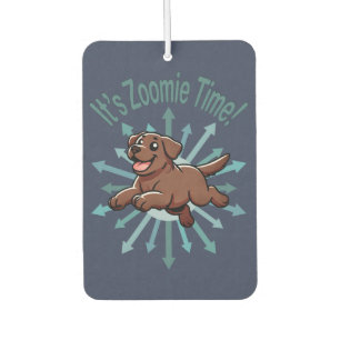 It’s Zoomie Time Chocolate Lab Air Freshener