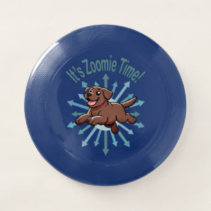 It’s Zoomie Time Chocolate Lab Wham-O Frisbee