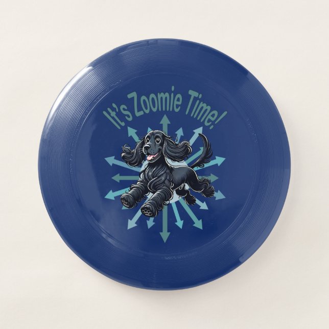It’s Zoomie Time Cocker Spaniel Wham-O Frisbee (Front)