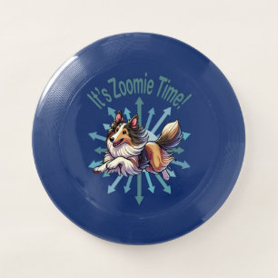 It’s Zoomie Time Collie Wham-O Frisbee
