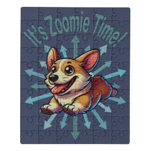 It’s Zoomie Time Corgi Jigsaw Puzzle