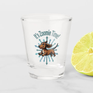 It’s Zoomie Time Dachshund Shot Glass