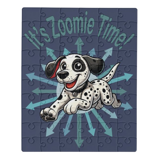 It’s Zoomie Time Dalmatian Jigsaw Puzzle (Puzzle Vertical)