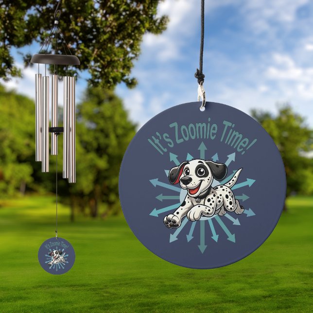 It’s Zoomie Time Dalmatian Wind Chime (Outdoor)