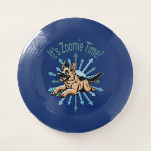 It’s Zoomie Time German Shepherd Wham-O Frisbee