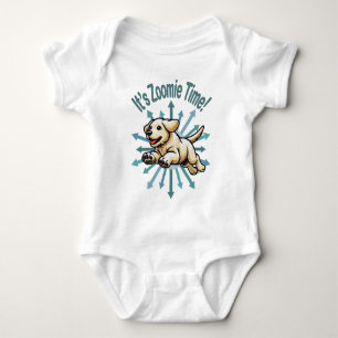 It’s Zoomie Time Golden Lab Baby Bodysuit
