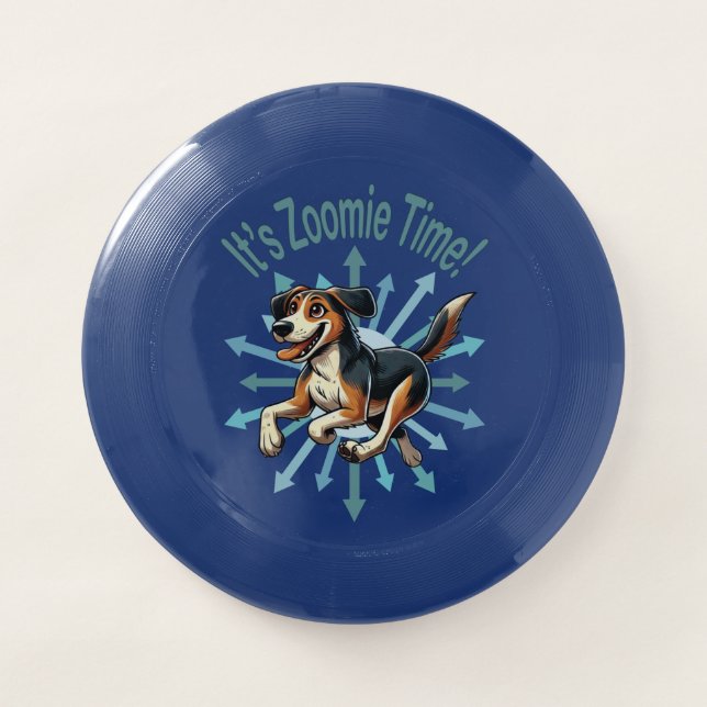 It’s Zoomie Time Medium Mutt Wham-O Frisbee (Front)