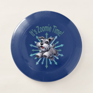 It’s Zoomie Time Miniature Schnauzer Wham-O Frisbee