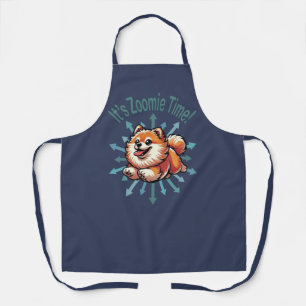 It’s Zoomie Time Pomeranian Apron