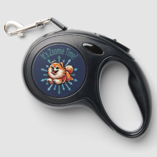 It’s Zoomie Time Pomeranian Retractable Pet Leash